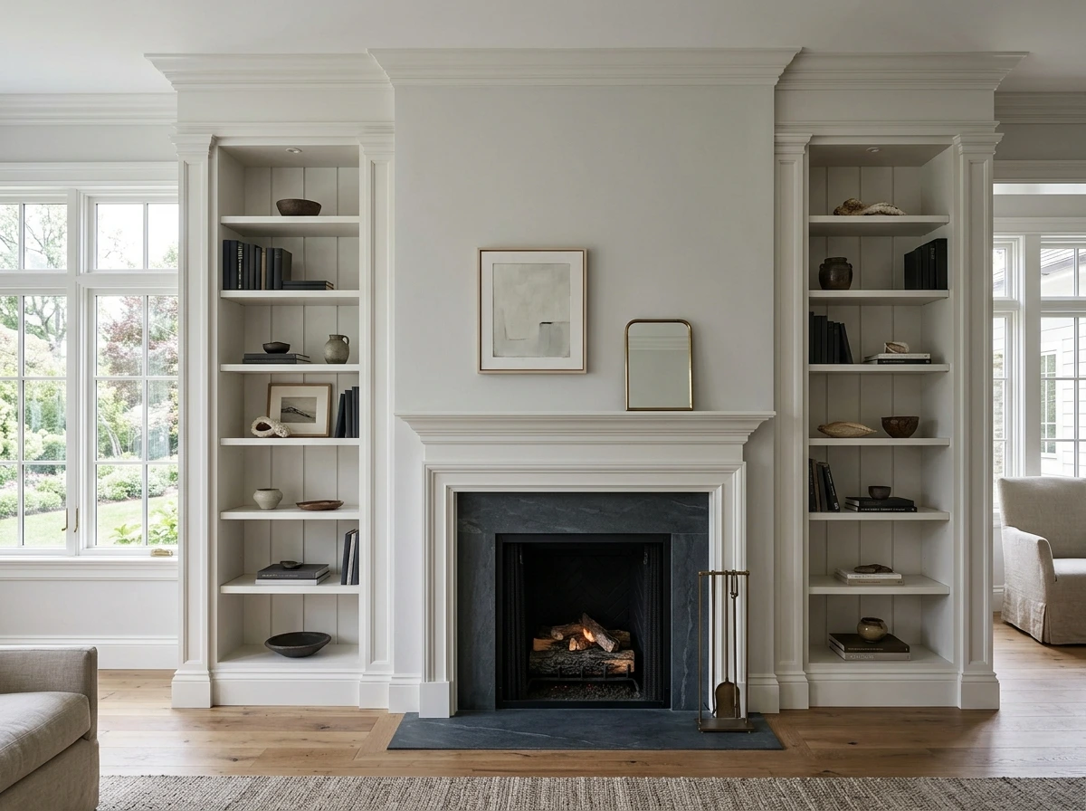 The Built-In Bookcase: When Architecture Becomes Furniture