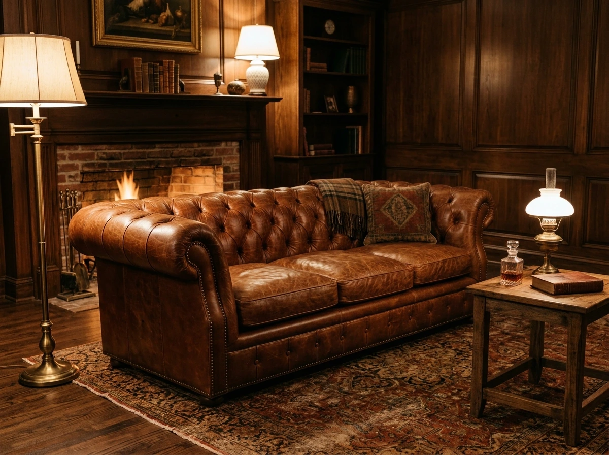 The Chesterfield Sofa in a Modern Classic American Home