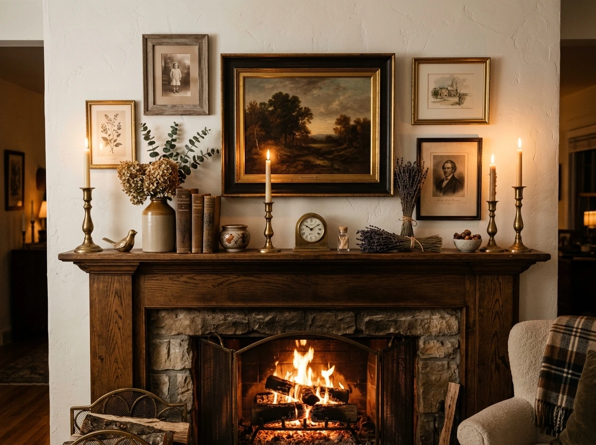 The Classic Mantel Vignette: The Architect's Composition Rules