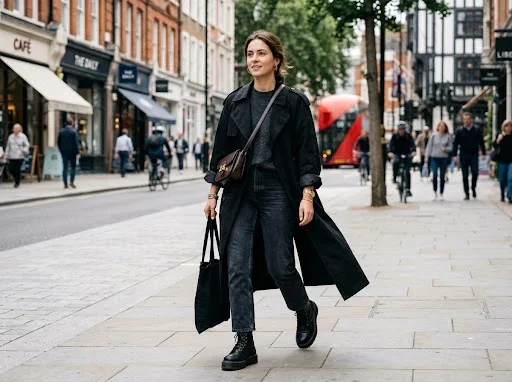 The Client Who Needed Outfits With Black Trench for Client Meetings