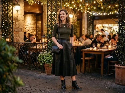The Cozy Fall Outfit With a Flannel Layered Over a Thermal