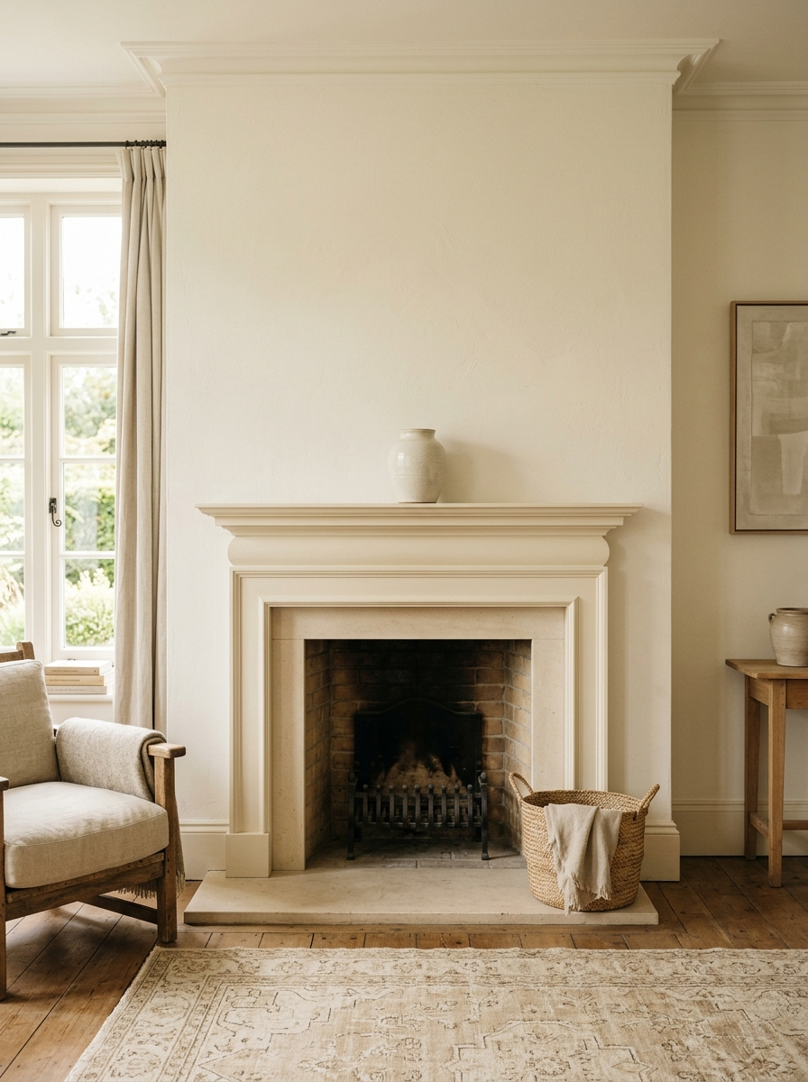 The Empty Mantel Is Doing More Work Than You Think