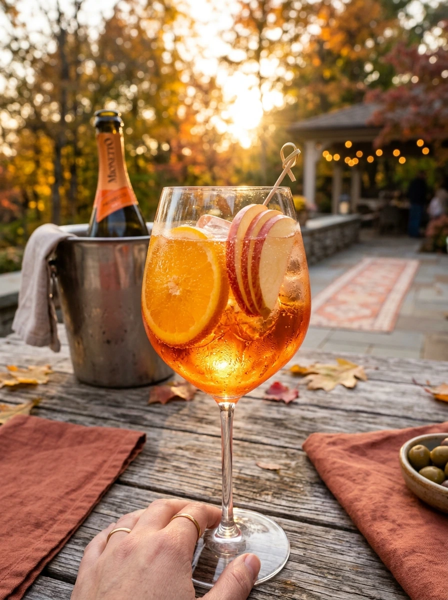 The Fall Aperol Spritz, Fixed With Apple Cider