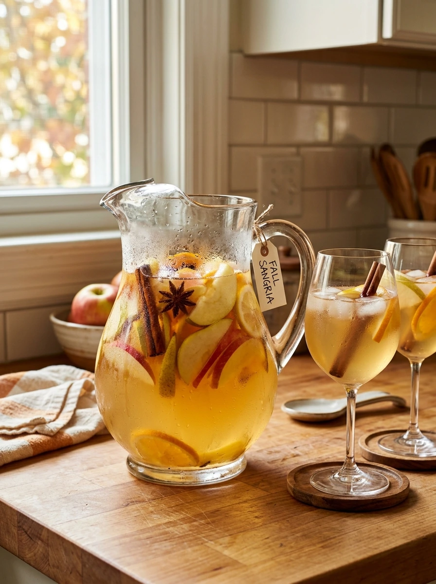 The Fall Sangria That Makes Itself While You Sleep