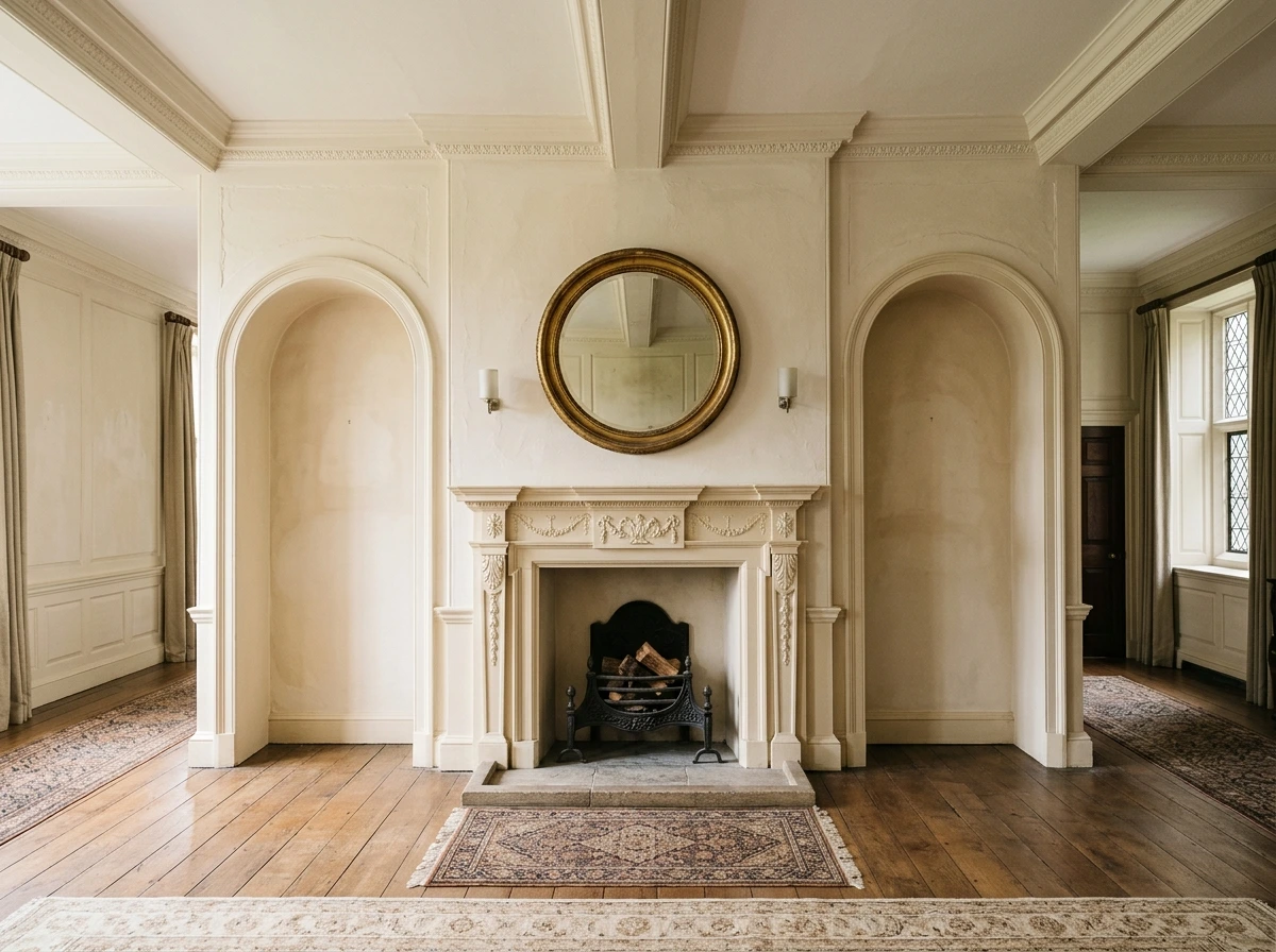 The Fireplace as the Room's Structural Anchor Point