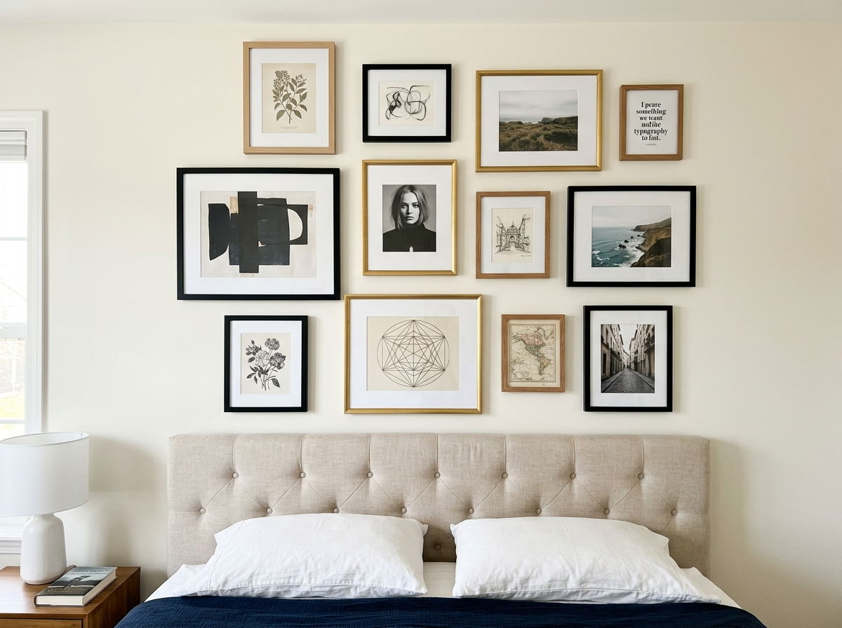 The Gallery Wall Arrangement That Actually Reads as Intentional