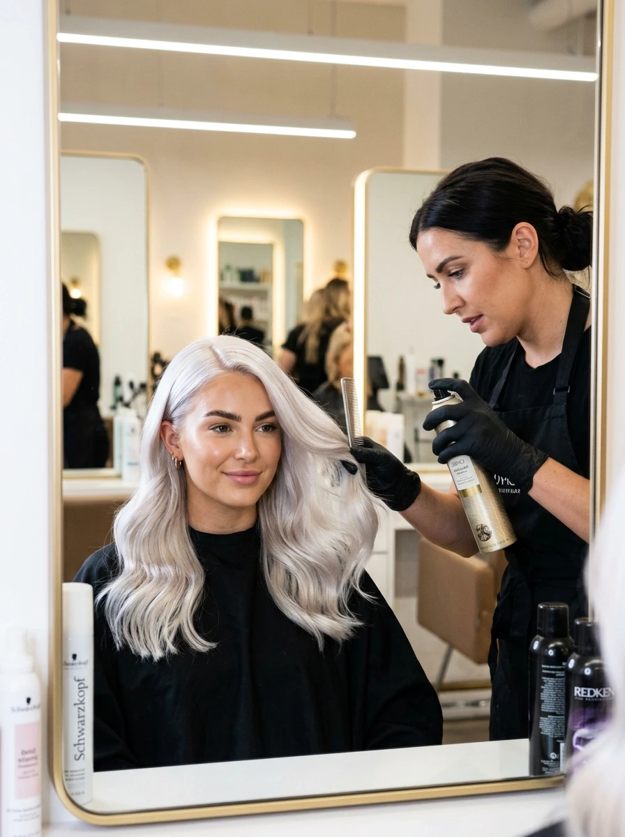 The Icy Balayage Maintain, Toning, Glossing, and Keeping the Color From Turning Brassy