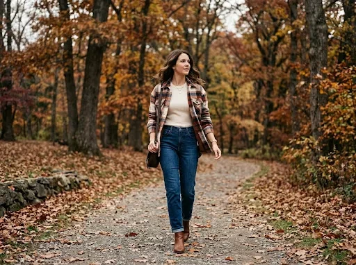 The Layered Fall Fashion Outfit Built Around a Shacket