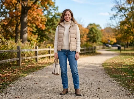 The Layered Fall Outfit That Pairs a Blazer Over a Hoodie