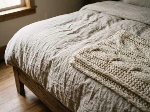 The Linen Layer That Makes a Bed Look Slept In, Not Staged
