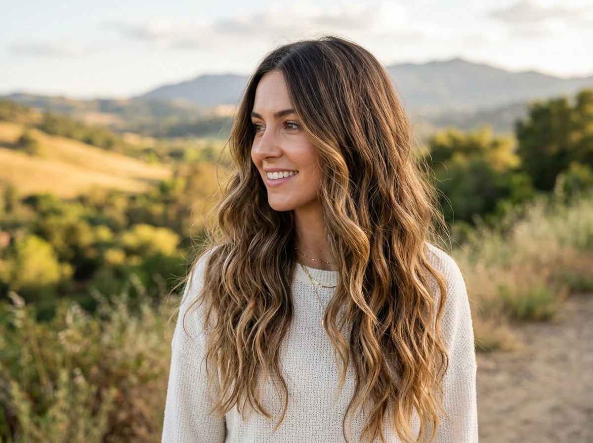 The Low-Maintenance Brunette Long Hair Color That Grows Out Beautifully