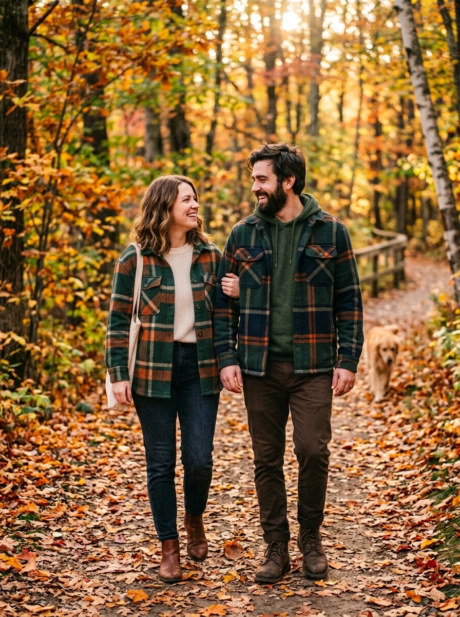 The Matching Plaid Shacket Moment for Couples: Verdict Announcement