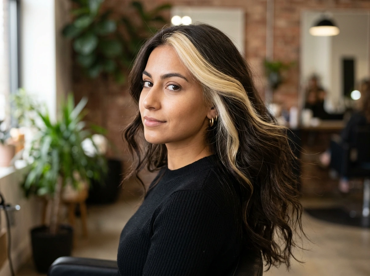 The Money Piece Highlight on Long Hair and Who It Actually Works For