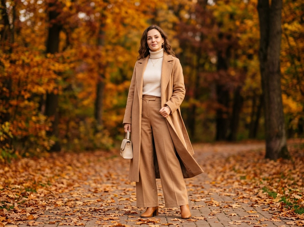 The Monochrome Fall Outfit Built Entirely in Camel Tones