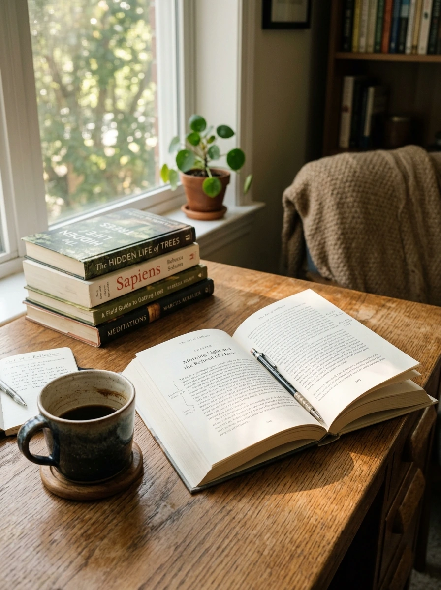The Morning Reading Habit That Builds Over Months Into Something Significant
