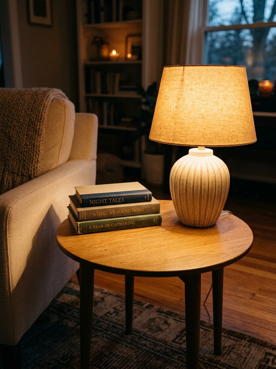 The Off-Center Lamp and Stack Balance
