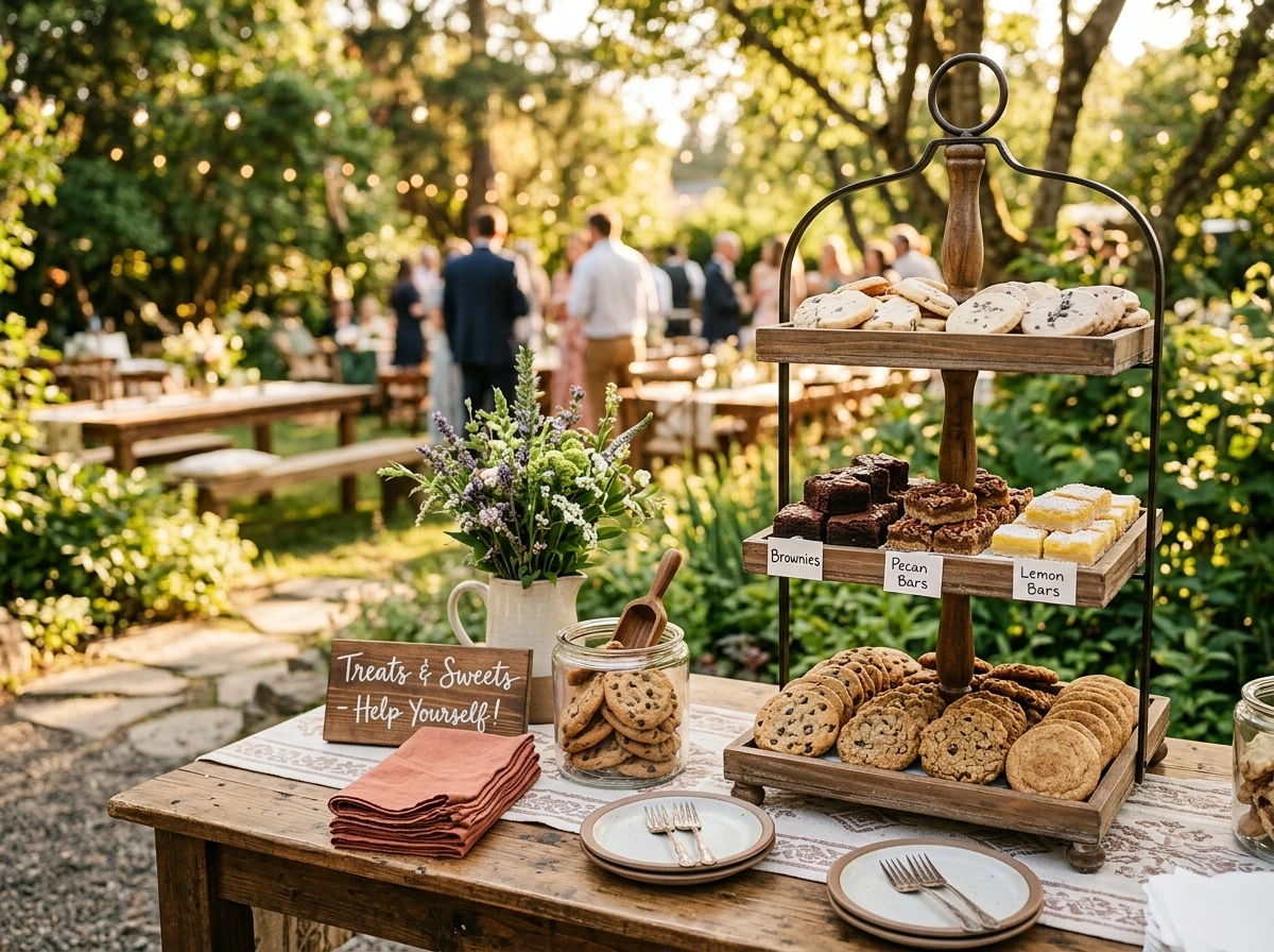 The Outdoor Dessert Table That Ends the Night on a Sweet Note