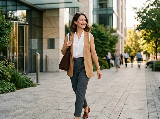 The Outfit That Works From a 52 Degree Morning to a 70 Degree Afternoon