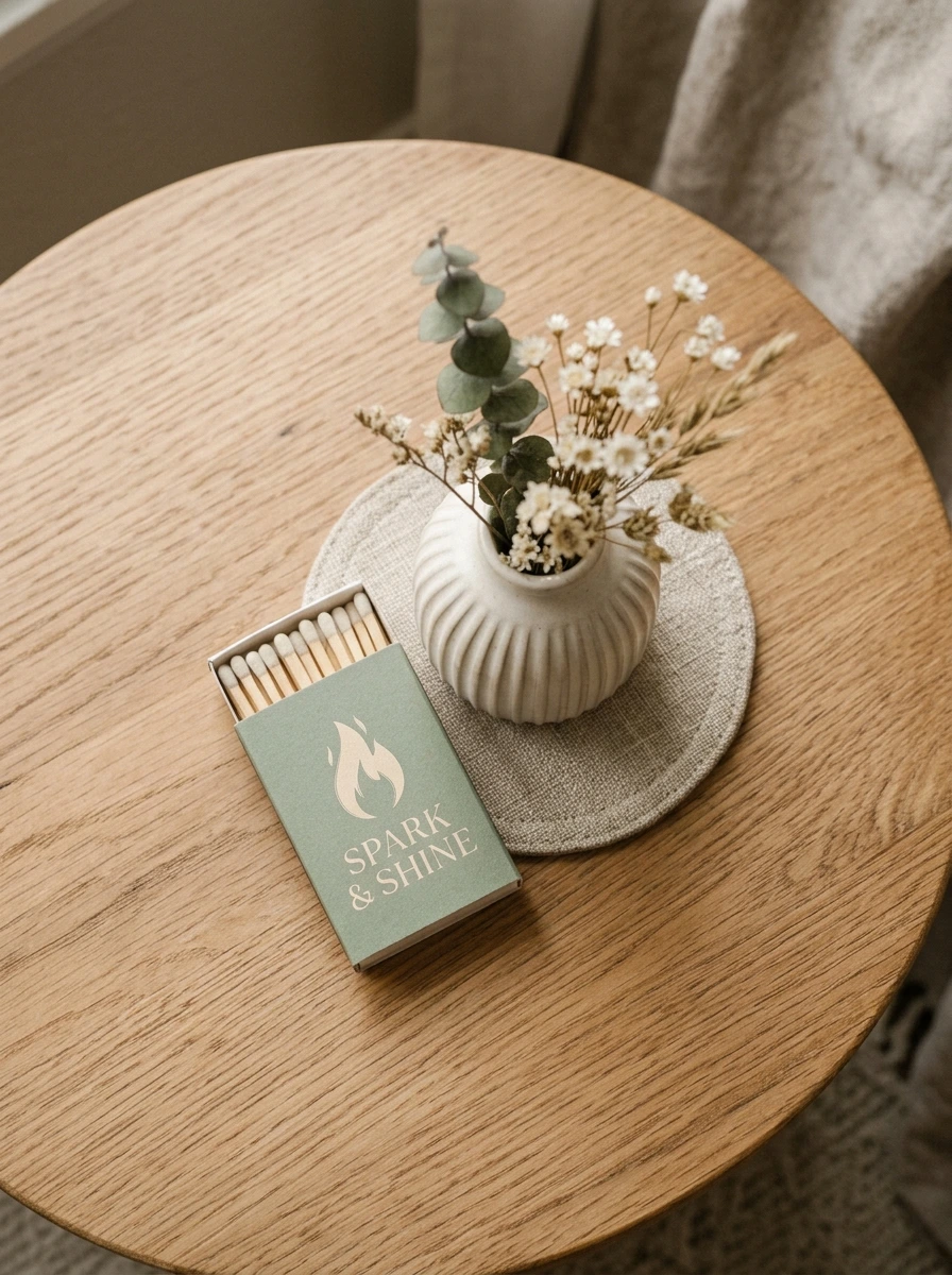 The Petite Vase and Matchbook Pairing