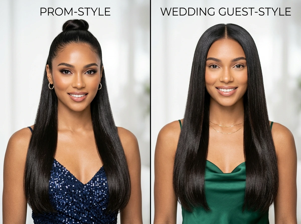 The Real Difference Between Prom Hairstyles and Wedding Guest Hairstyles