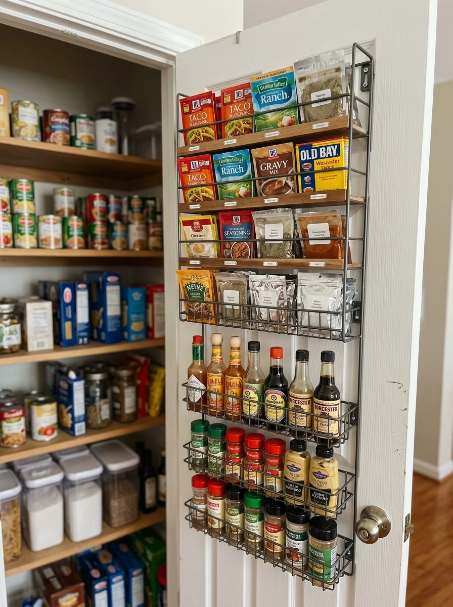 The Reveal: The Pantry Door No One Organizes