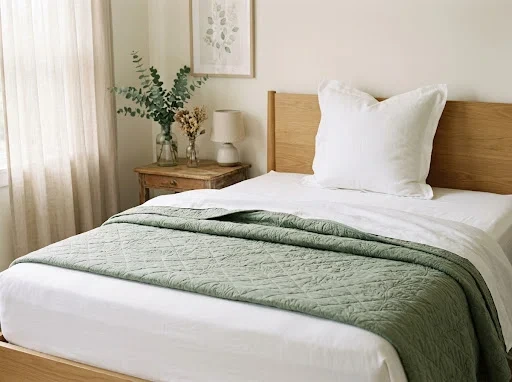 The Romantic Unmade Bed That Is Actually Styled Down to the Last Fold