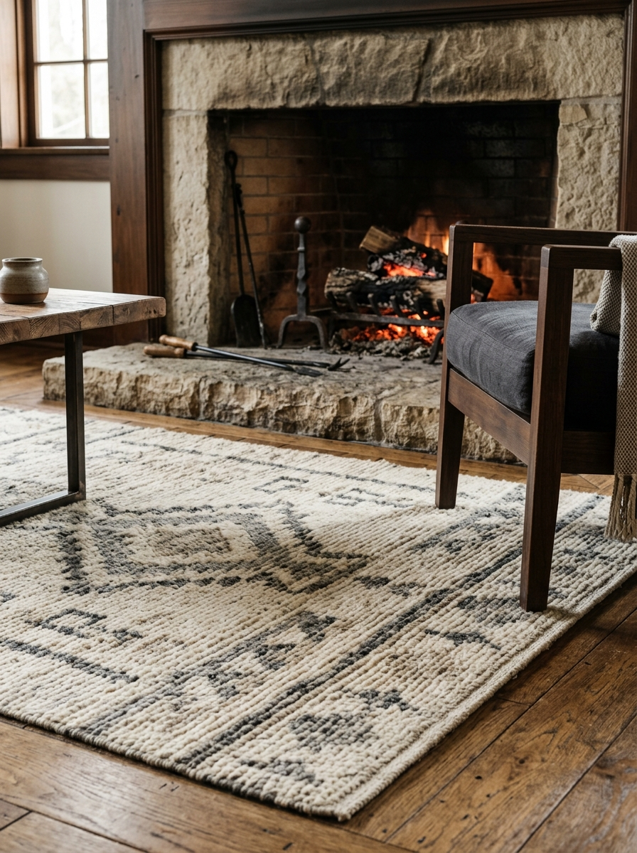 The Rug Has to Reach Past the Furniture, Not Just the Hearth