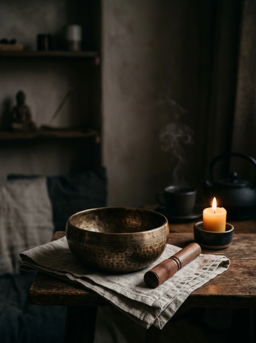 The Sound Bath Ritual That Signals Your Body It's Safe to Slow Down