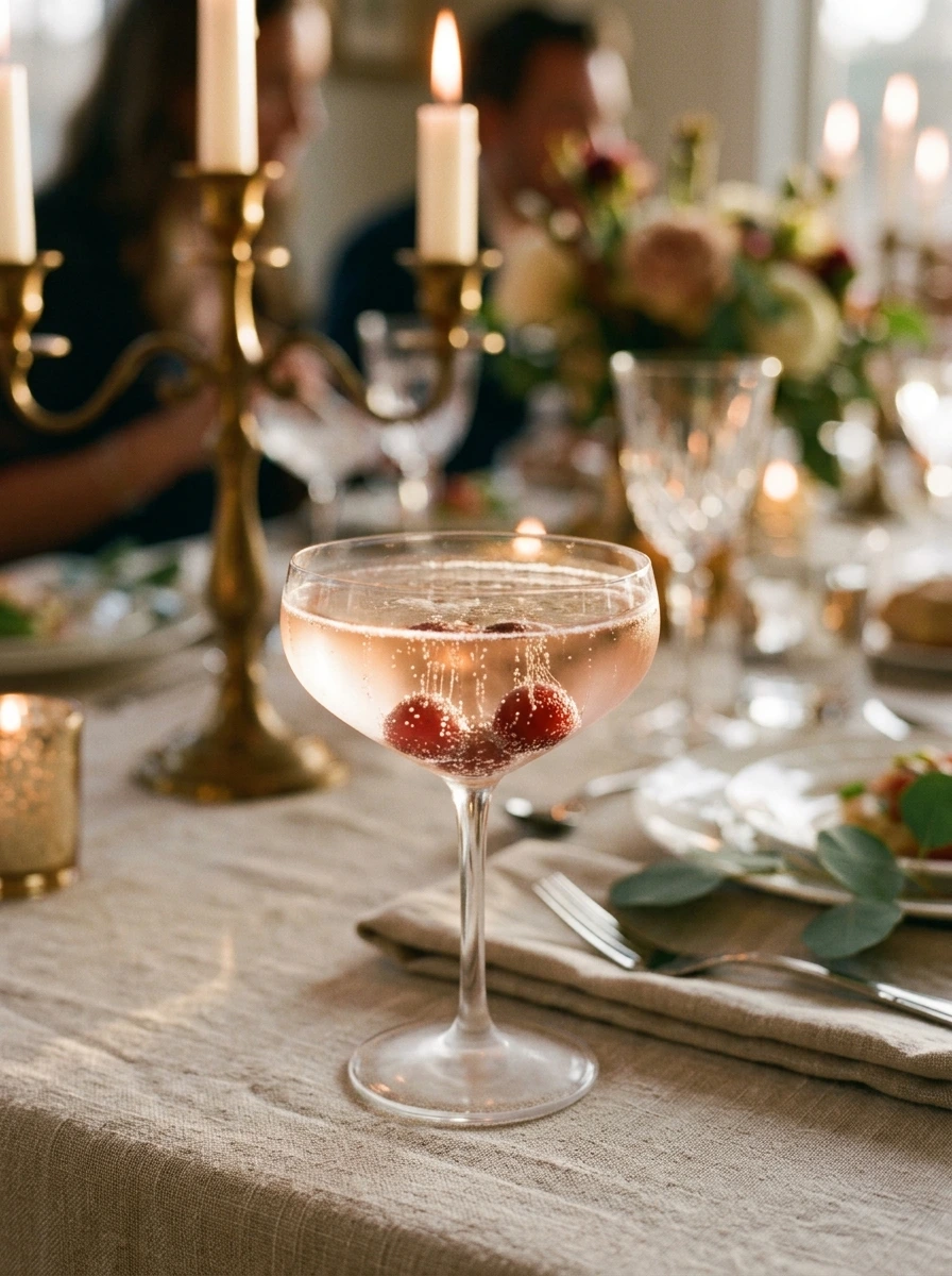 The Sparkling Cranberry Cocktail I've Never Once Had to Explain