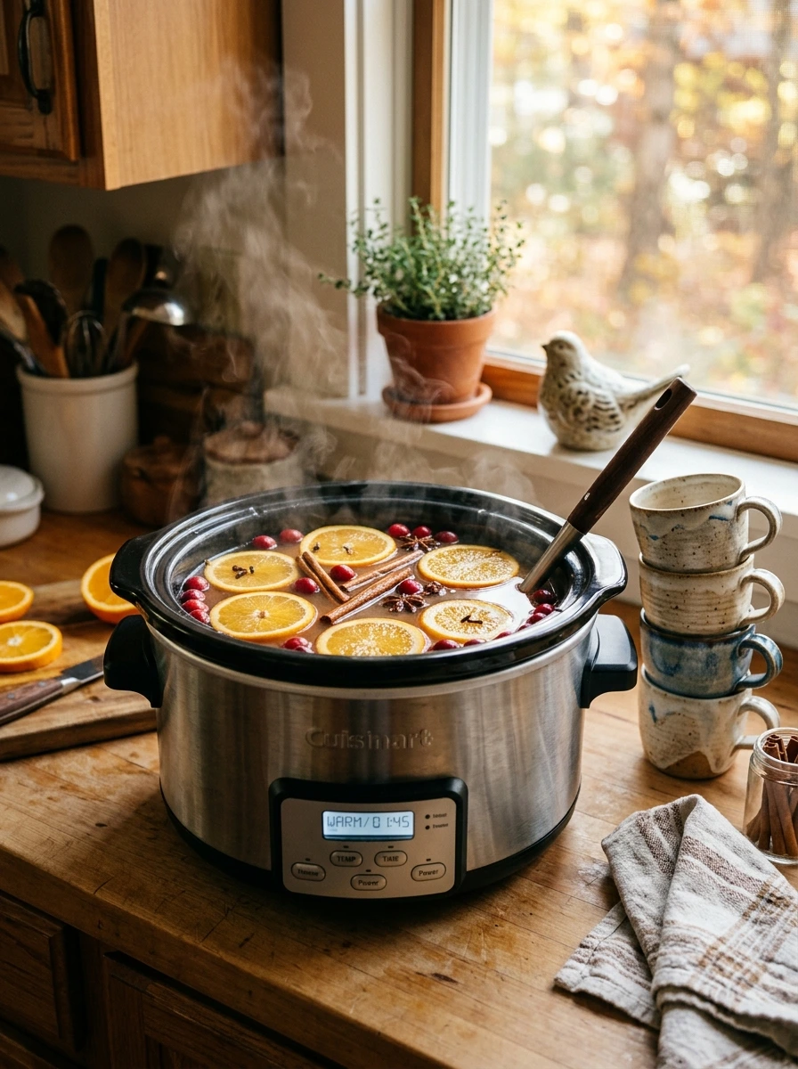 The Spiced Apple Punch That Serves Itself Out of a Slow Cooker