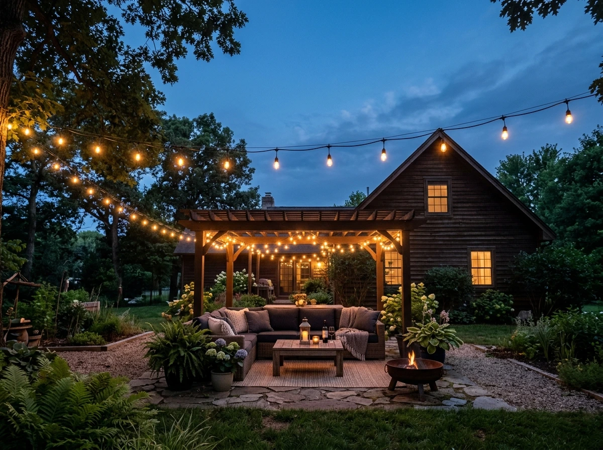 The String Light Setup That Changes the Entire Mood of Any Backyard