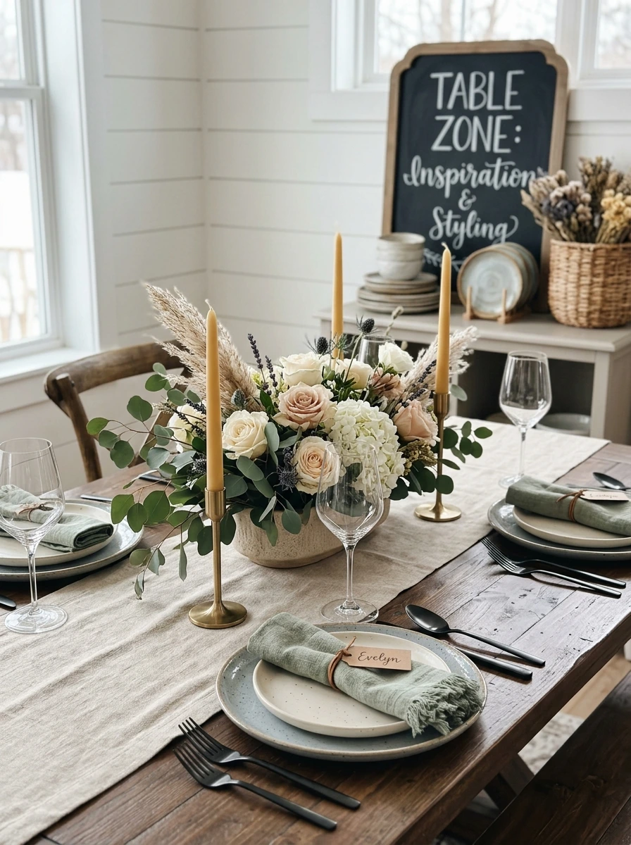 The Table Zone: Tablescape and Centerpiece Styling