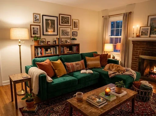 The Velvet Sofa Color Choice for Rooms That Want to Feel Rich