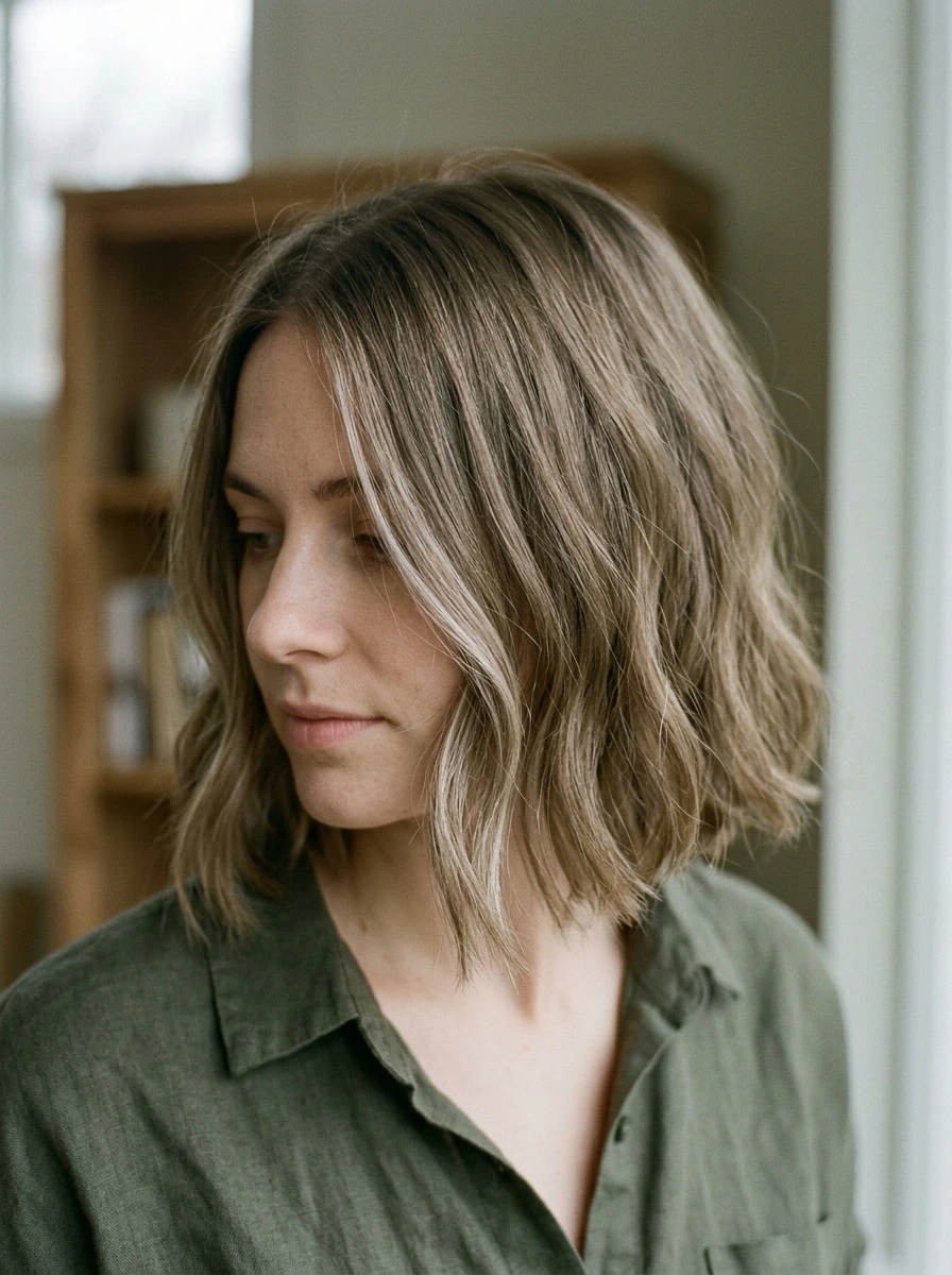 Wheat and Sand Blonde Balayage for the Most Understated Result on This List
