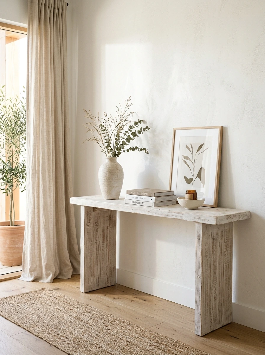 Whitewashed Wood for a Sun-Bleached Base