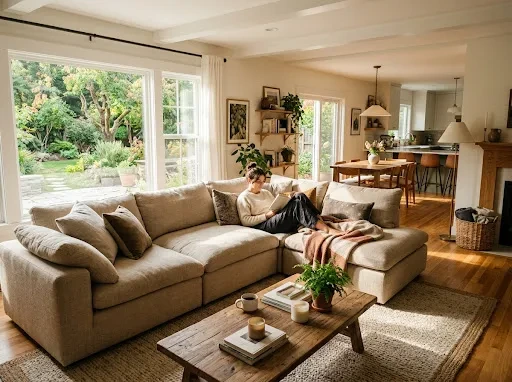 Why the Apartment Sectional Doesn't Have to Eat the Whole Room