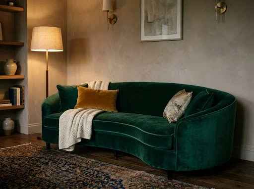 Why the Curved Sofa Is Harder to Style Than Anyone Admits