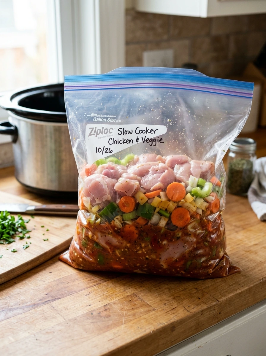 Why the Slow Cooker Dump Bag Is the Laziest Genius Move in This Whole Guide