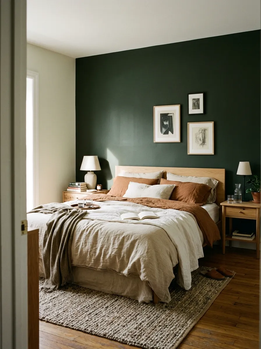 Accent Wall Behind the Bed