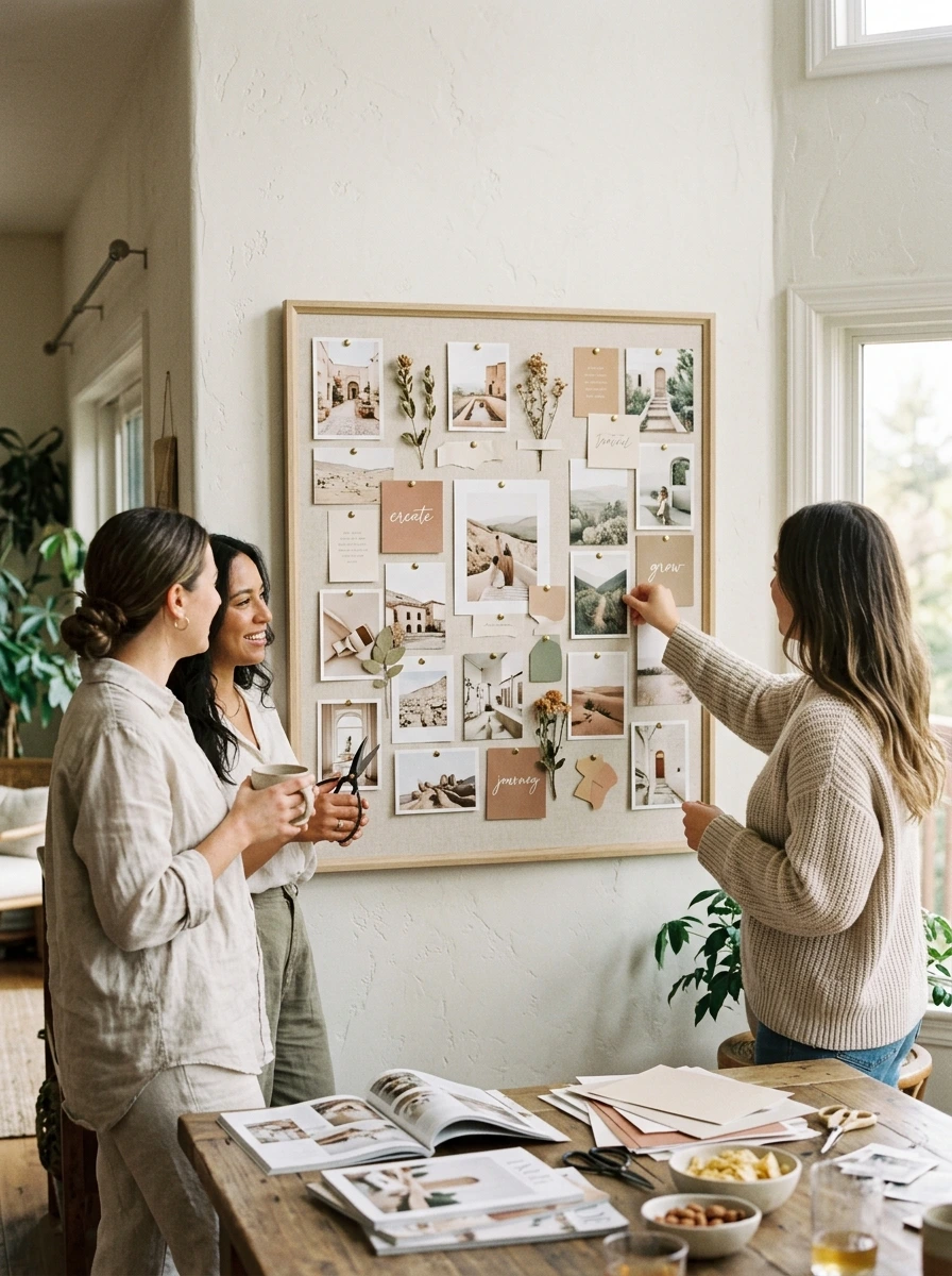 Aesthetic Vision Board Ideas That Look Good Without Letting the Look Be the Point