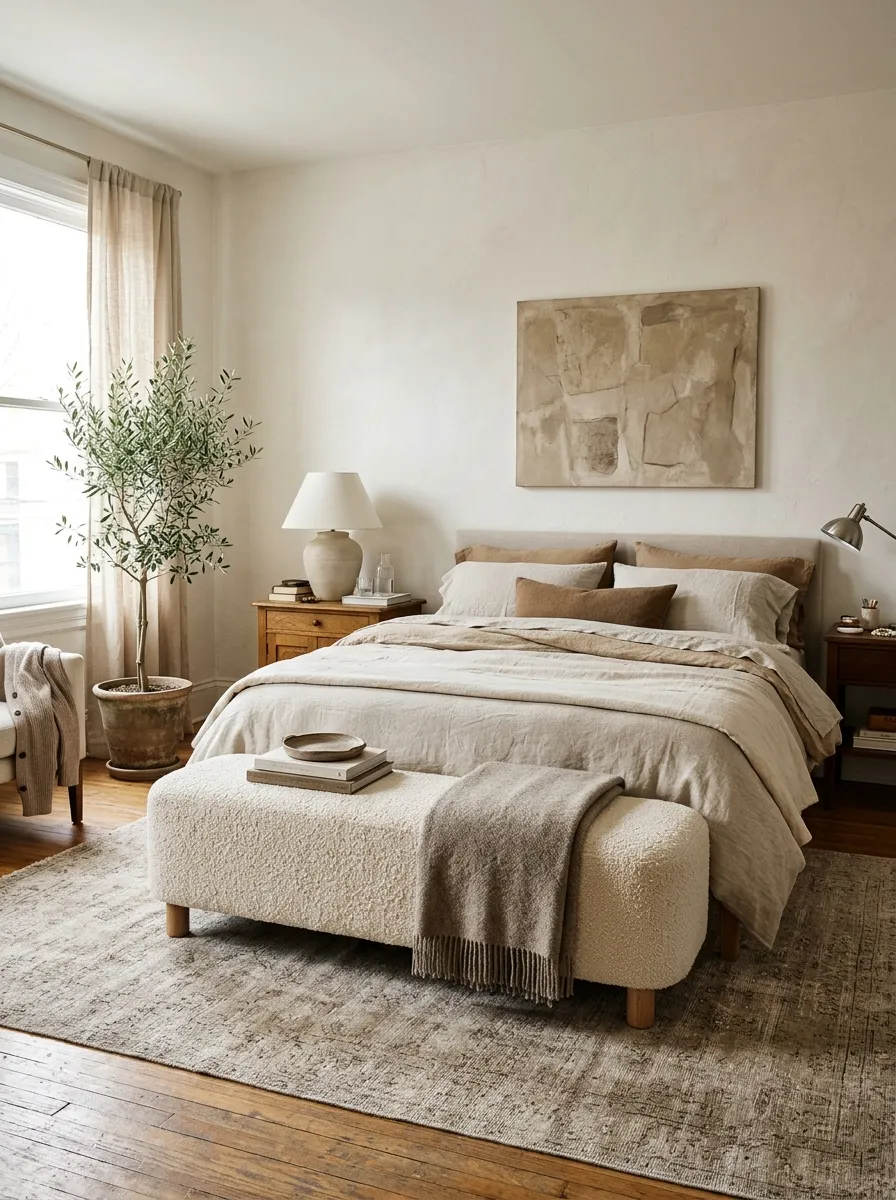Bench at the Bed's Foot