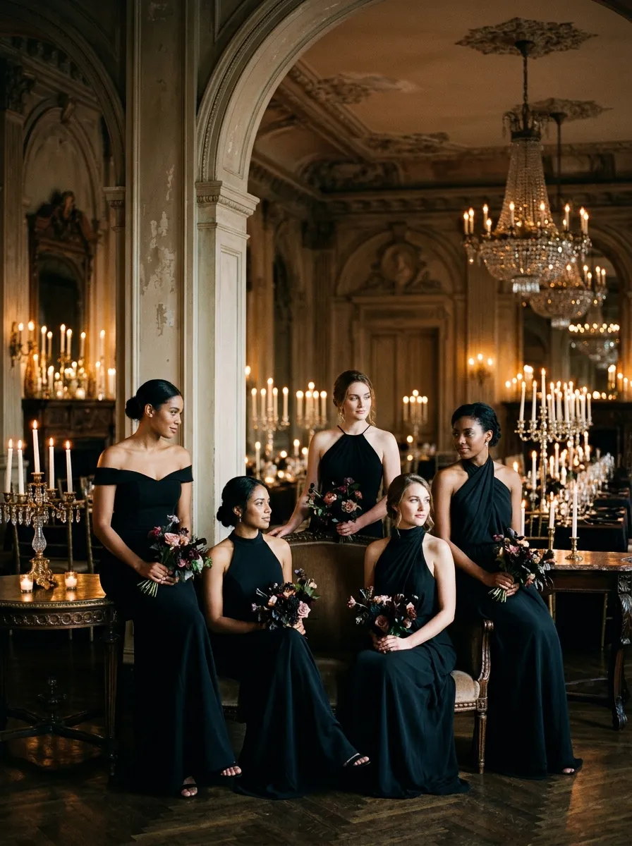 Black Bridesmaid Dresses: Debate Settled