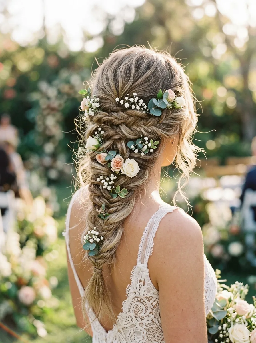 Boho Wedding Hairstyles for Long Hair