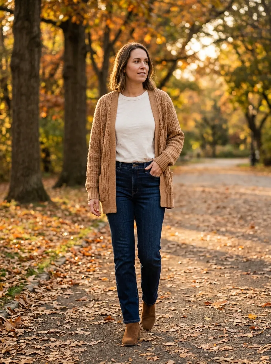 Camel Cardigan: Fall's Best Color