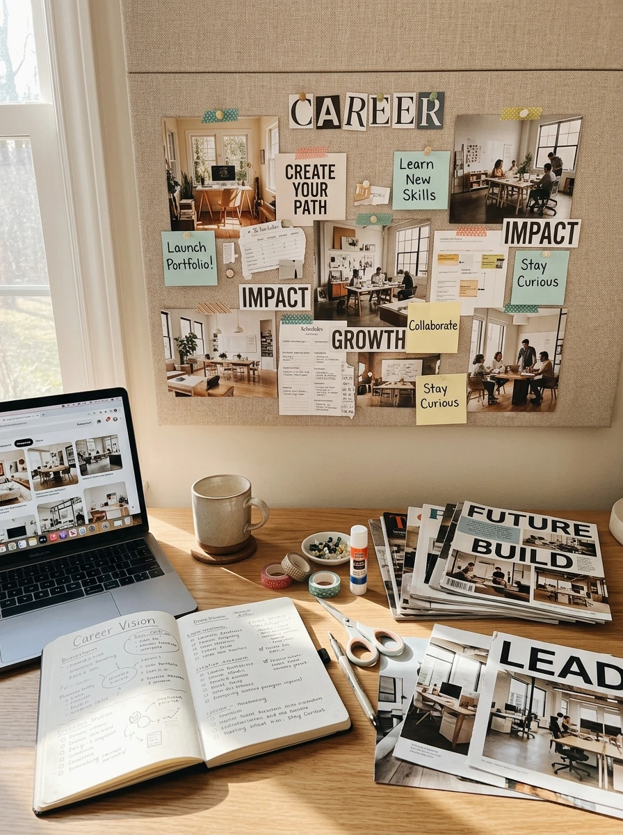 Career Vision Board Ideas for Changers, Founders, and Women Going for the Promotion