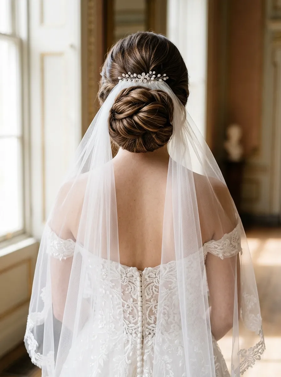 Chignon: Wedding Hairstyles for Long Hair