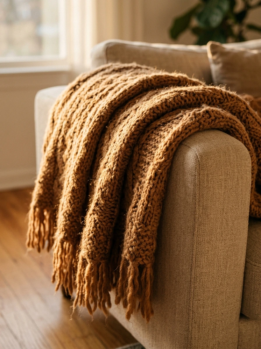 Cozy Living Room Decor Ideas Begin With the Throw Blanket You Are Folding Wrong