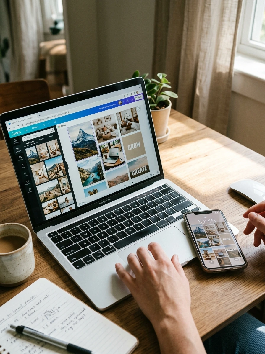 Digital Vision Board Ideas: The Canva Setup You'll Actually Open