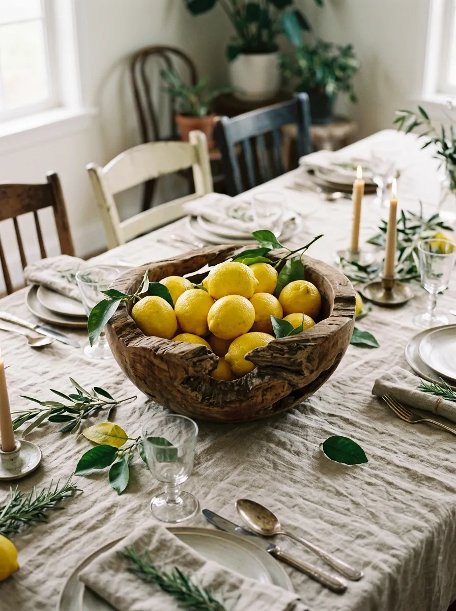 Dinner Table Centerpiece Ideas That Earn Their Space: The Bowl Approach