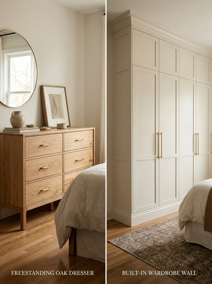Dresser or Built-In Wardrobe? Let the Room Decide, Not the Trend